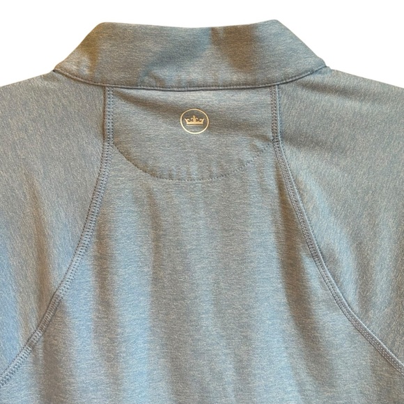 Peter Millar Carolina Blue North Carolina Tar Heels Stretch Quarter-Zip Pullover - Picture 4 of 6